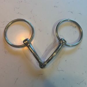 Loose Ring single joint snaffle 6” bit